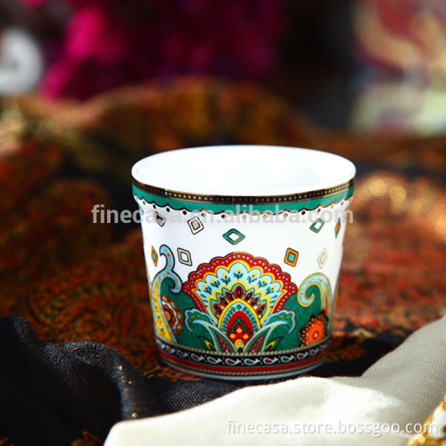 The unique design Fine New Bone China garden pot
